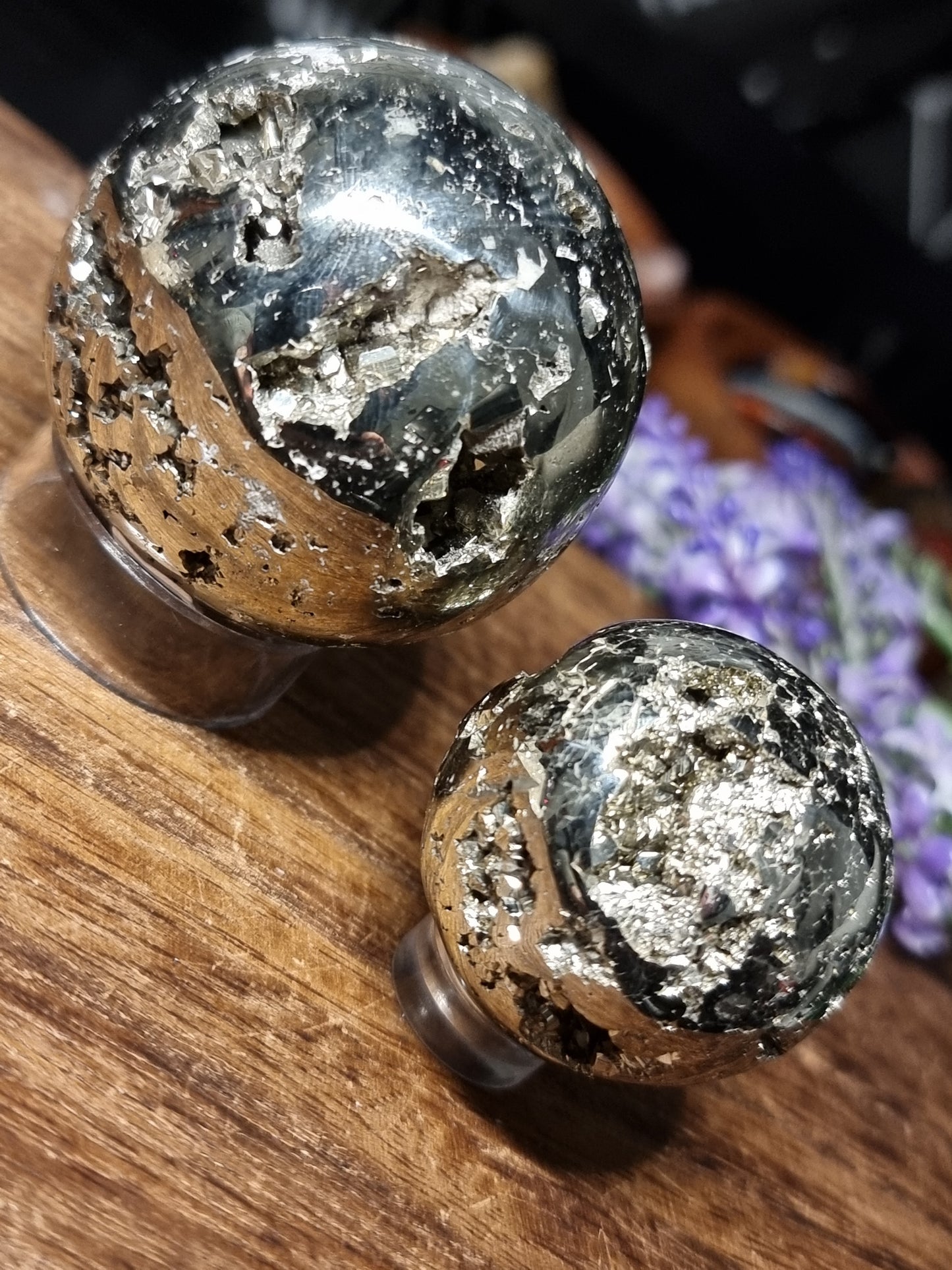Peruvian pyrite spheres