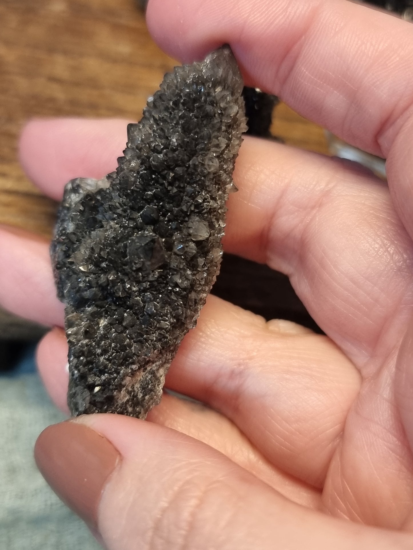 Black spirit quartz