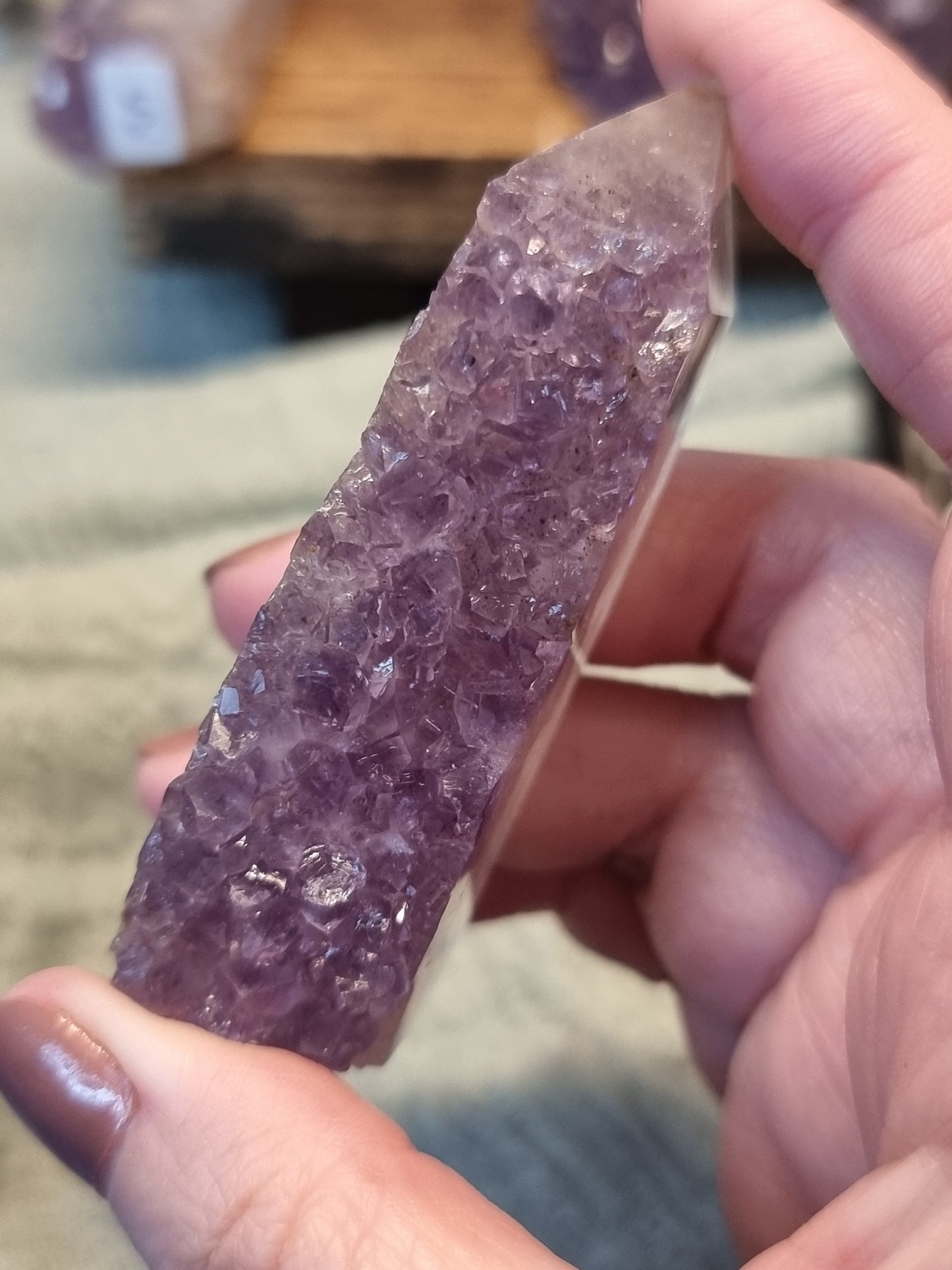 Amethyst druzy towers