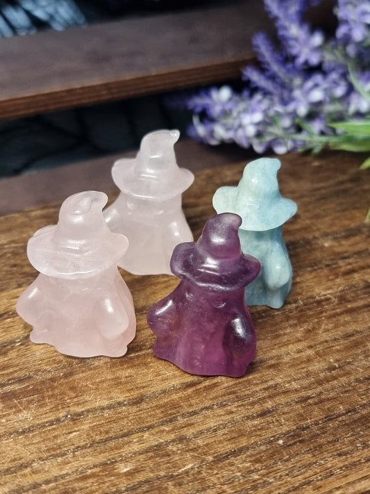 Ghost witch carvings