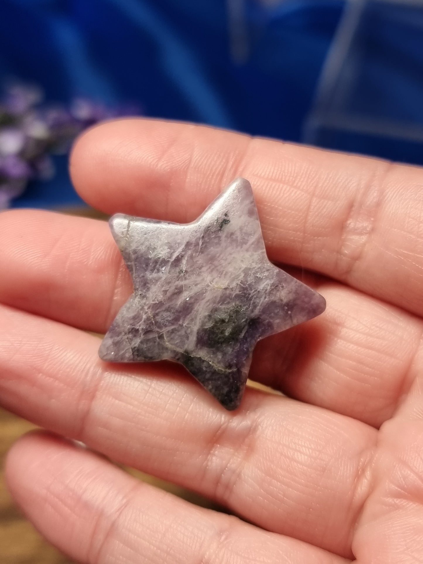 Lepidolite stars