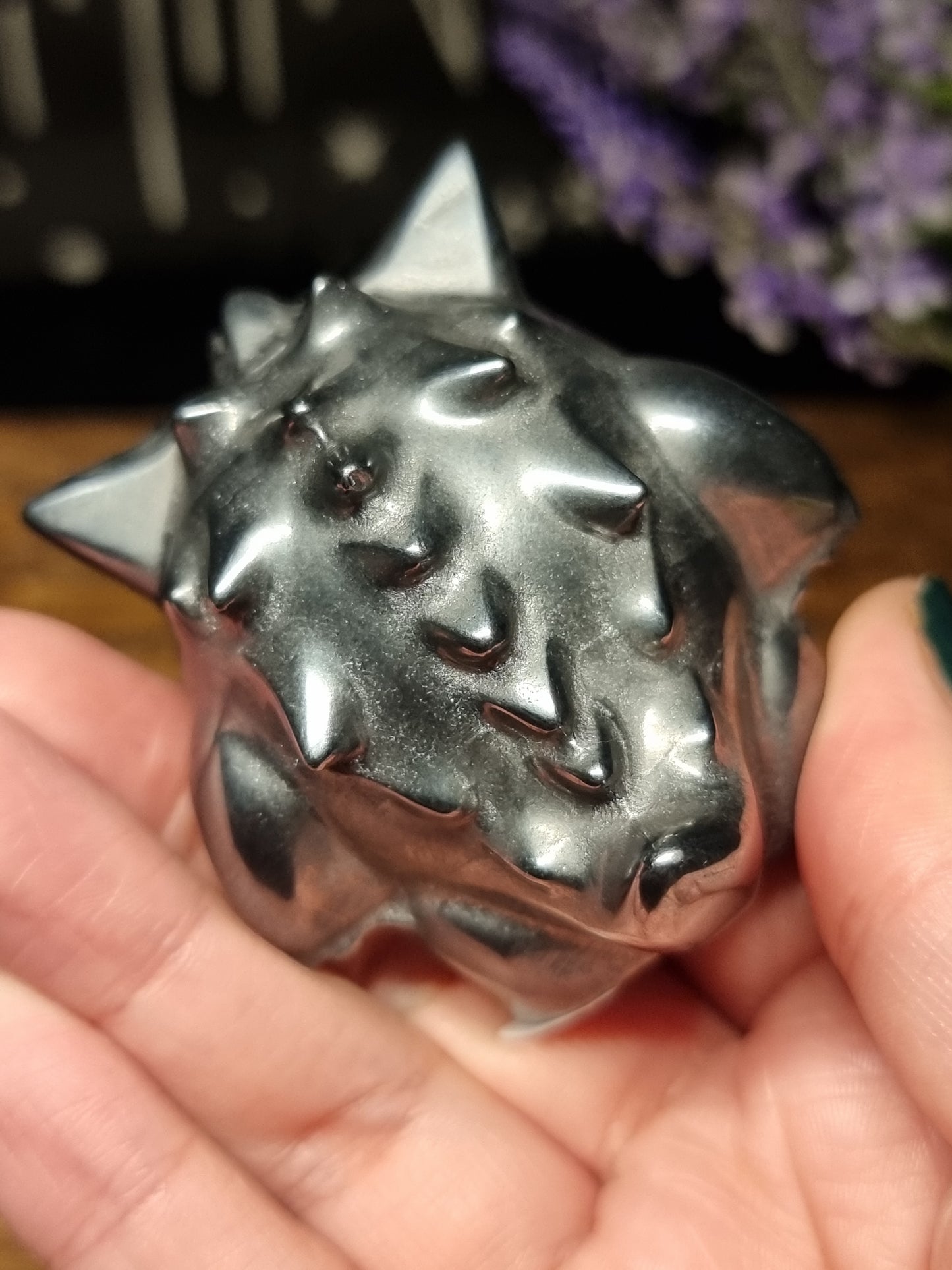 Terrahertz gengar pokemon carving (manmade)