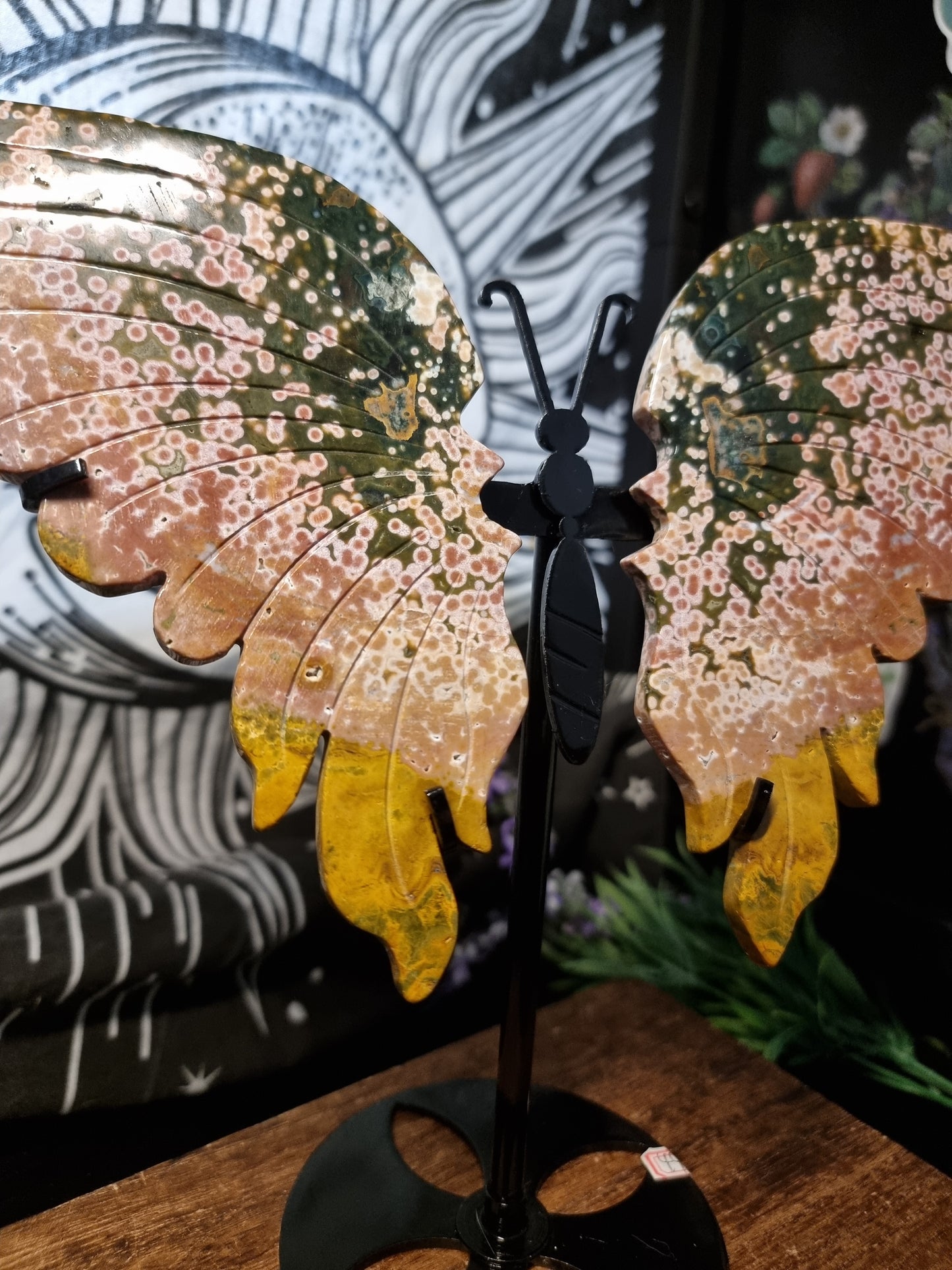 8th vein ocean jasper butterfly wings