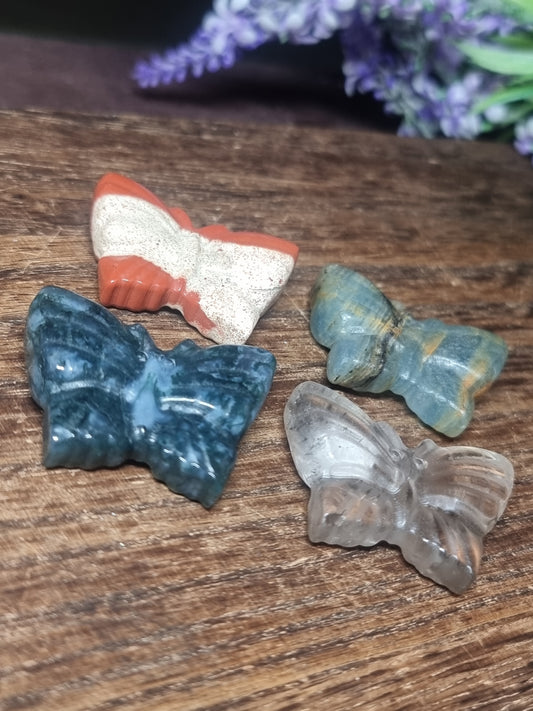 Butterfly carvings