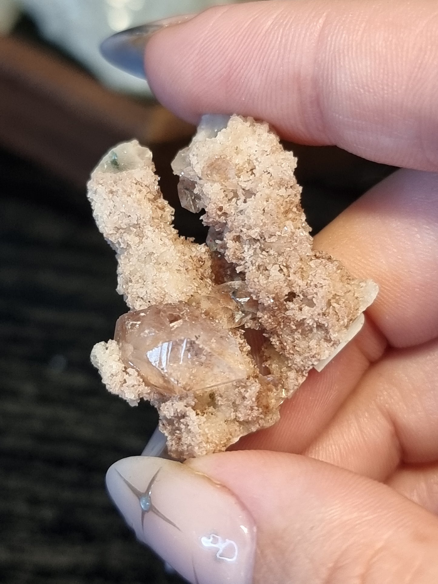 Rare apophyllite with red chalcedony specimens