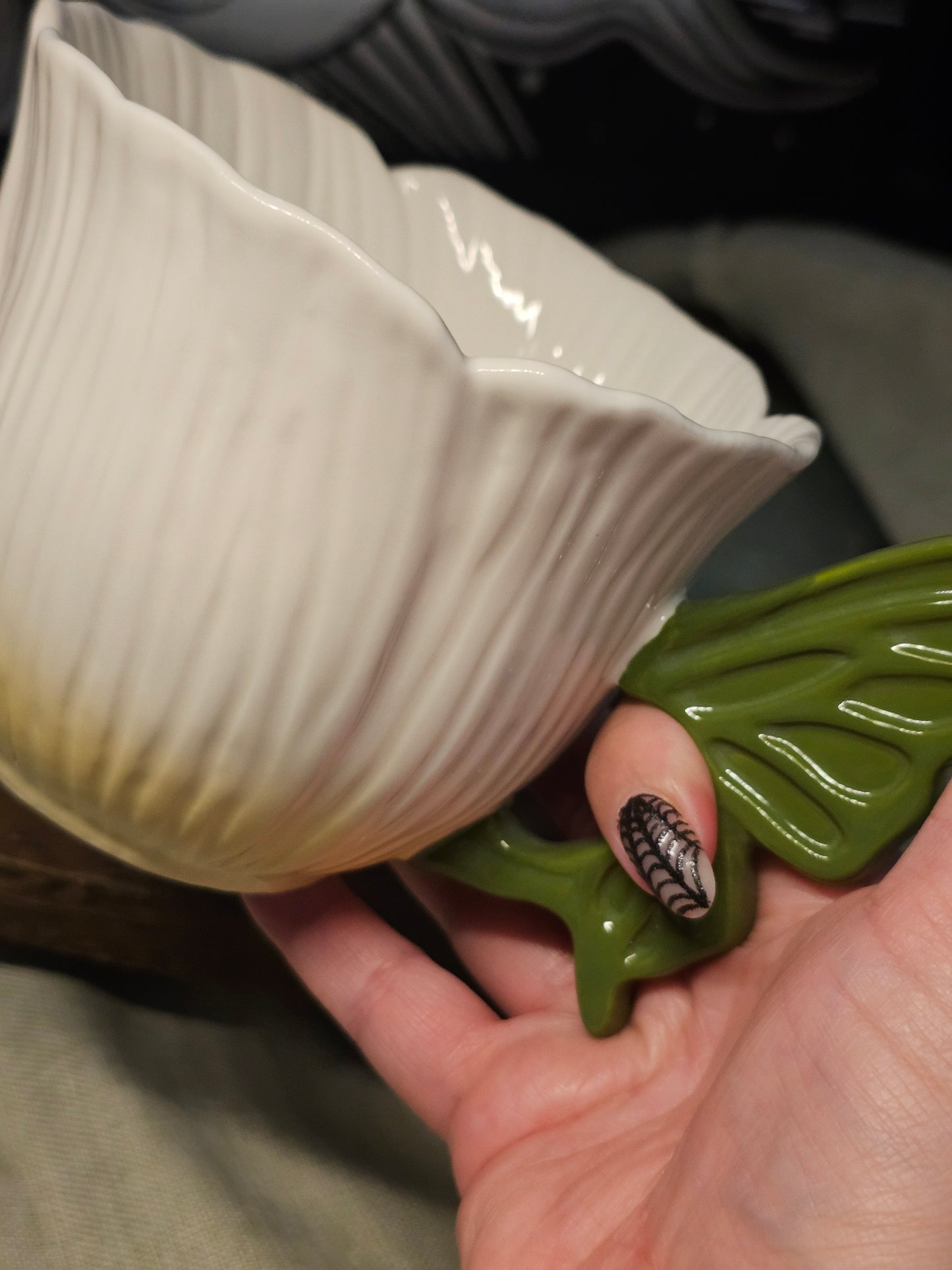 Flower fairy ceramic teacup - XL