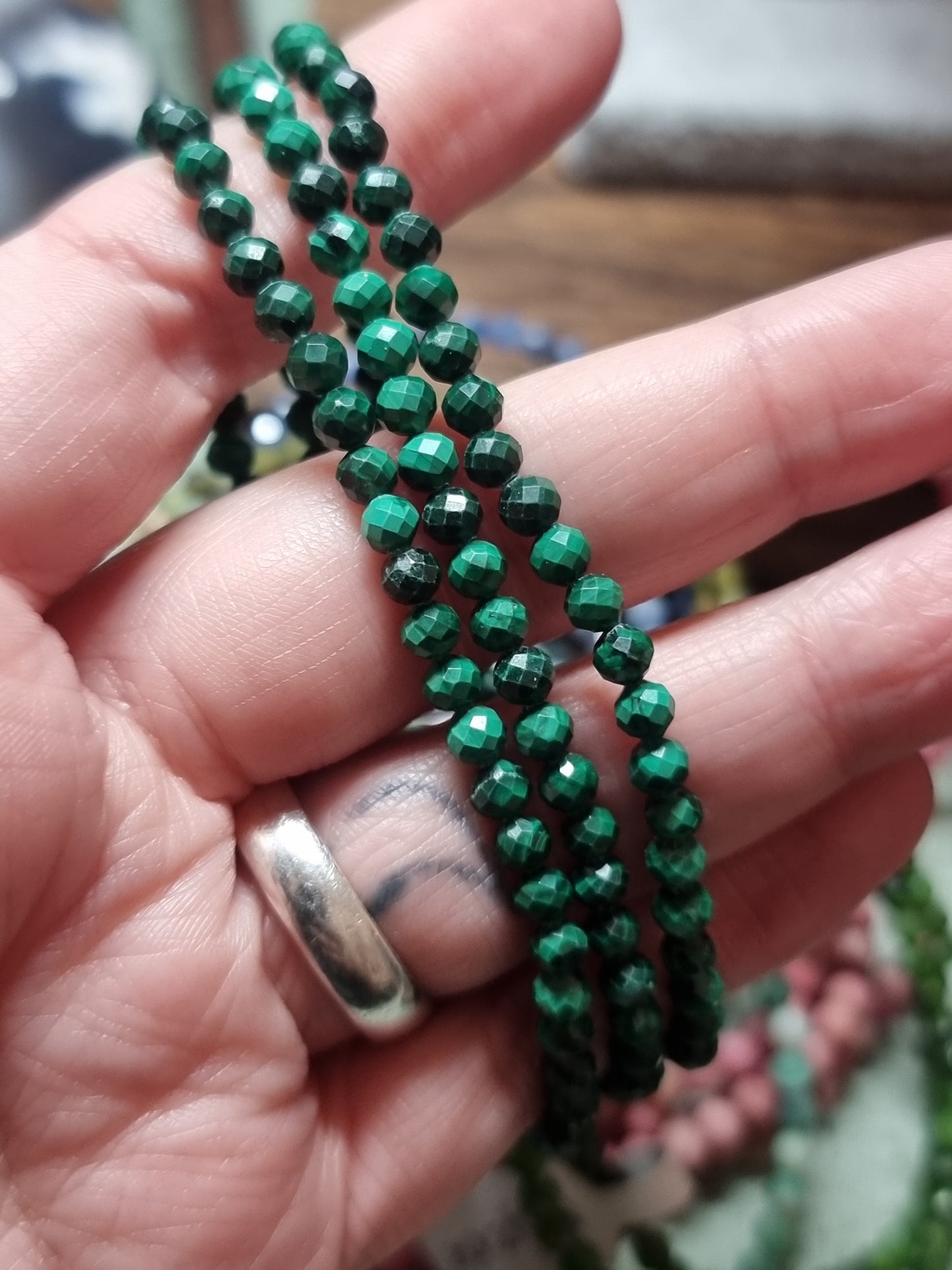 4mm faceted bracelets - high grade