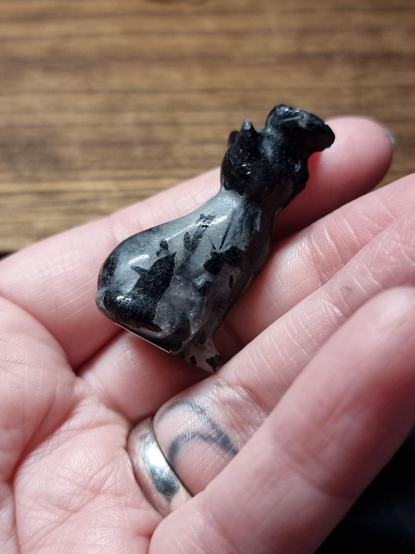 Butterfly cat carvings