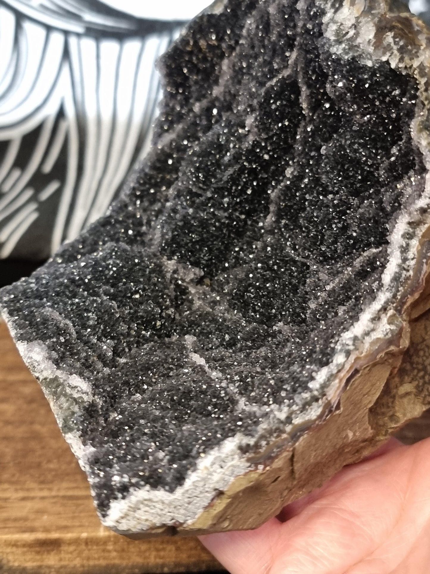 Black amethyst large cutbase
