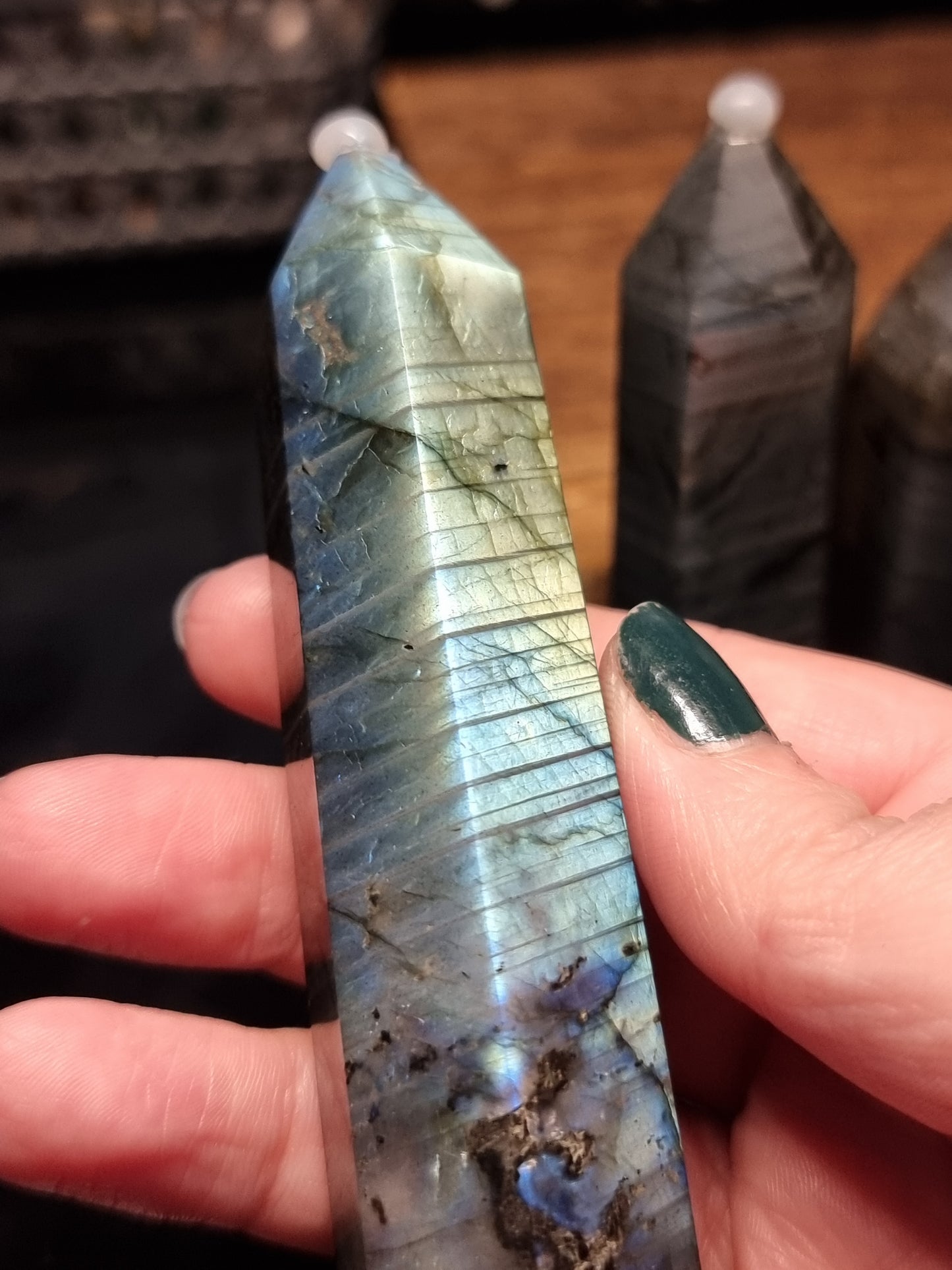 Labradorite towers