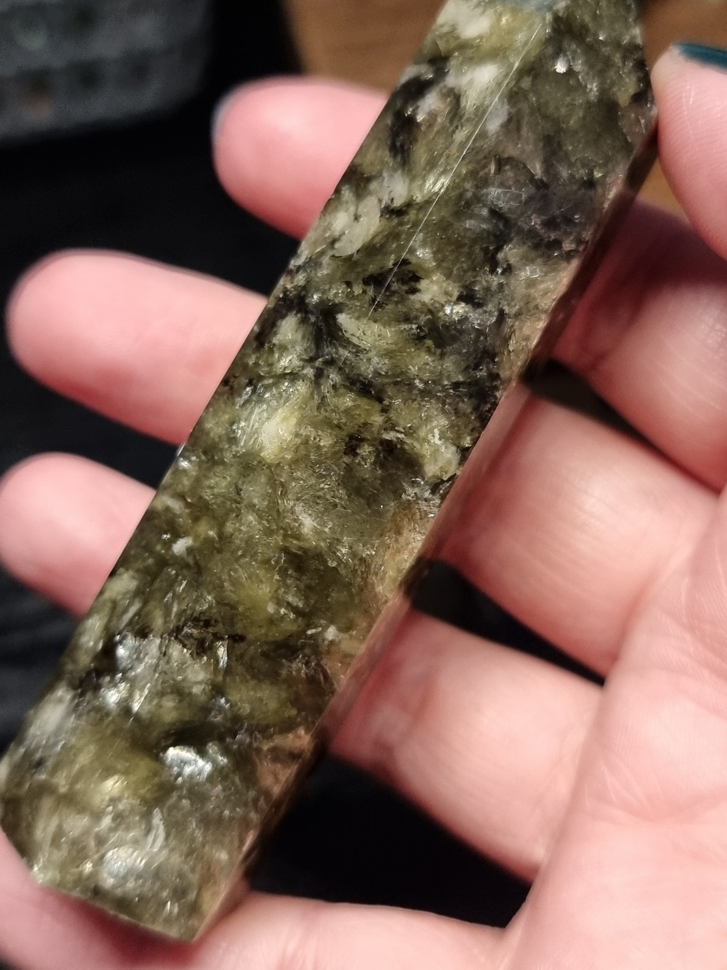 Green mica towers