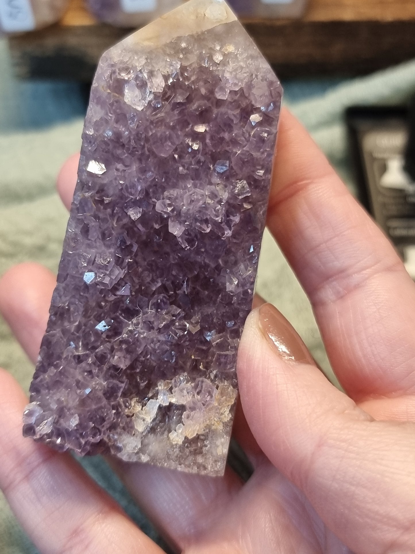 Amethyst druzy towers