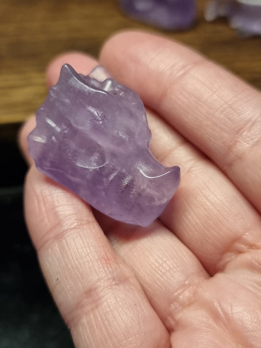Amethyst carvings