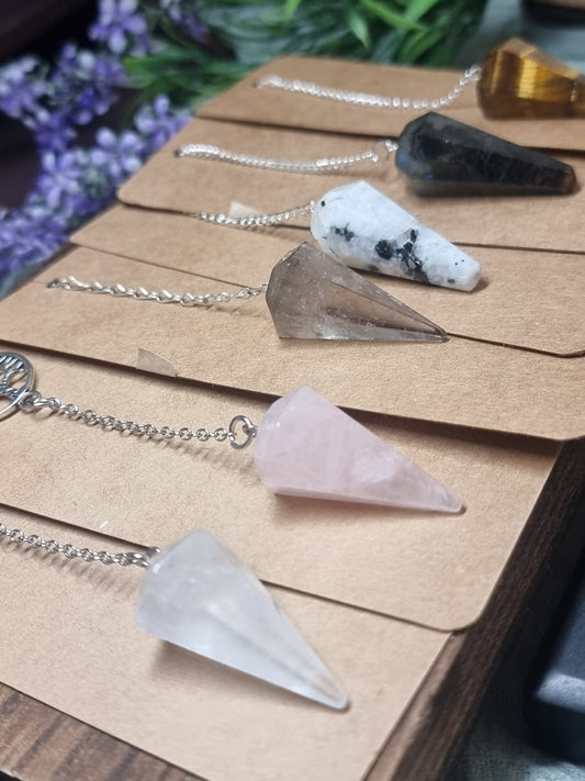 Crystal pendulums