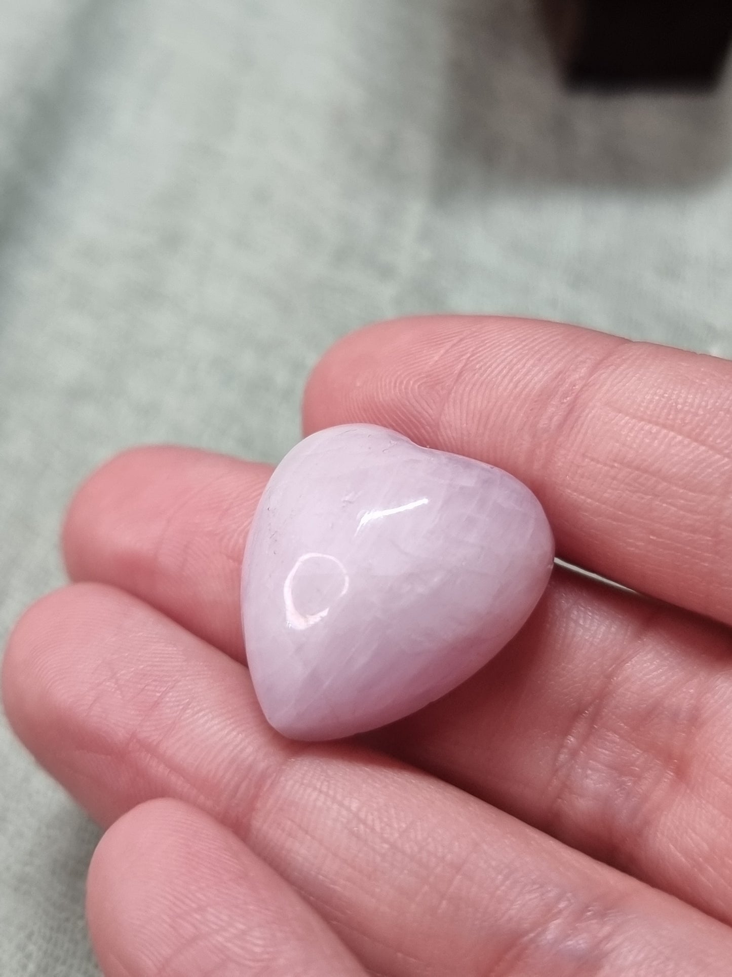 Kunzite flashy hearts